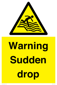 Warning Sudden drop